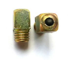 Stollen M10, 10x10 mm, Kopf 12 hoch, mit Stift (No.10H / St.) 