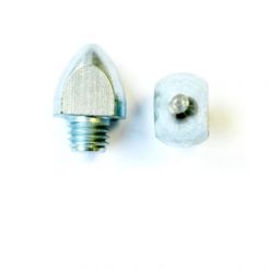 Stollen M10 o. Stift, 17/12 mm, Kopf 17 hoch, Kegel (No.13 / St.) 