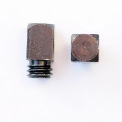 Stollen W12 o. Stift, 12x12 mm, Kopf 17 hoch (No.17S / St.) 