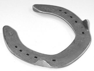 NBS-Eisen, 20x9/Gr.0h, ger. Zehe, mit SK (Kt. a 20) 