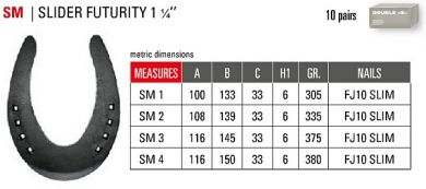 DOUBLE-S-Sliding-Eisen, SM-1, ohne Kappe/n (Kt. a 20), 33x6 