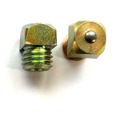 Stollen M12, 12x12 mm, Kopf 8 hoch, mit Stift (No.7F / St.) 