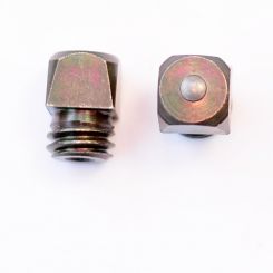 Stollen W12, 12x12 mm, Kopf 10 hoch, Stift (No.9SB / St.) 