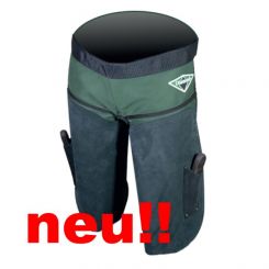 Sommerschürze <DIAMOND>, geteilt, Segeltuch-Leder (St.) 