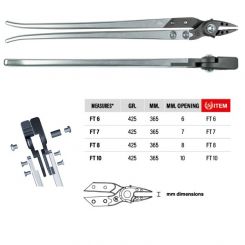 Feuerzangen DOUBLE-S mit Alugriff / IT (St.) 