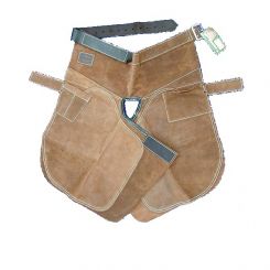 GIBBINS-Volllederschürze TEAR-AWAY, geteilt (St.) 