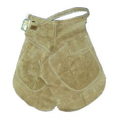 GIBBINS-Volllederschürze WRAP-ROUND-CLOSED-FRONT, geteilt (St.) 