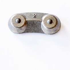 Aufschweissgriff, klein, 48x20x10 mit 2 Stiften (No.AGR2 / St.) 