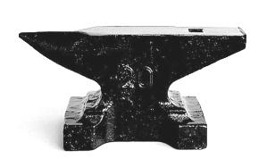 Schlosseramboss, 30 kg, schmale Bahn, 1 Rundhorn (St.) 