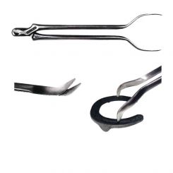 Aufbrennzirkel ICAR, abgewinkelt (33 cm / St.) 