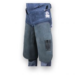 KERCKHAERT-Volllederschürze, geteilt (St.) 