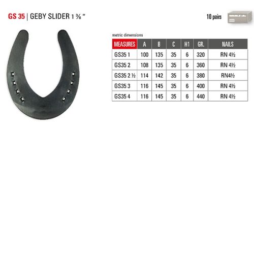 Artikelbild des Artikels “DOUBLE-S-Sliding-Eisen, GS35-4, ohne Kappe/n (Kt. a 20), 35x6 “