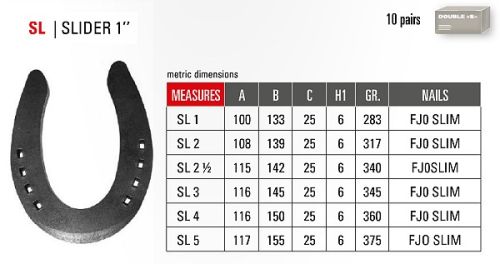 Artikelbild des Artikels “DOUBLE-S-Sliding-Eisen, SL-2, ohne Kappe/n (Kt. a 20), 25x6 “