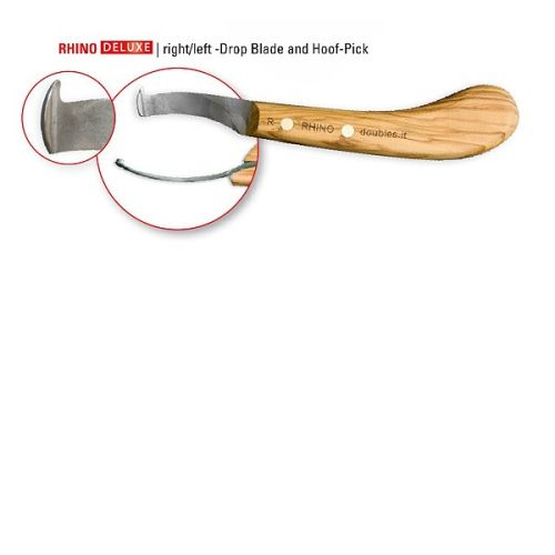 Artikelbild des Artikels “Hufmesser DOUBLE-S-DLX- RHINO, curved, mit Hoofpick (St.) “