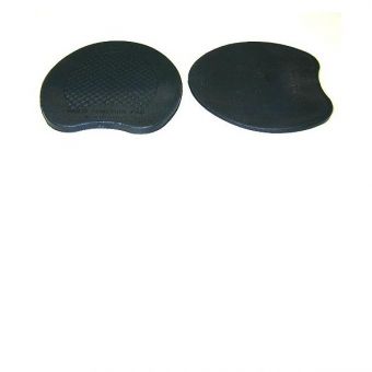 Keilplatte CARRE, schwarz, rund, 170x170x10 (Paar) 
