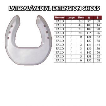 COLLEONI-Lateral-Medial-Extension-Shoe FALD, 10 mm, o.K. (Stück) 