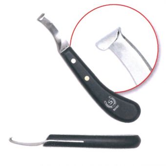 Hufmesser DOUBLE-S- RHINO, curved, mit Hoofpick (St.) 