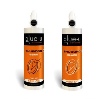 GLUE-U-SHUBOND - Kunsthorn/Kleber, hell, 420 ml (Acryl / St.) 