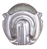 COLLEONI-ROCK-N-ROLL BP mit Platte, Alu (Stück) 