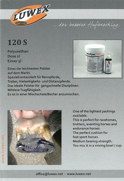Artikelbild 2 des Artikels “LUWEX-Hoofpac-120s, Hufpolster “