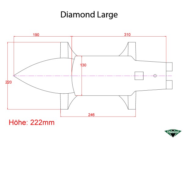Artikelbild 2 des Artikels “Amboss DIAMOND, 38 kg, Biegevorrichtung, 1 Horn (St.) “