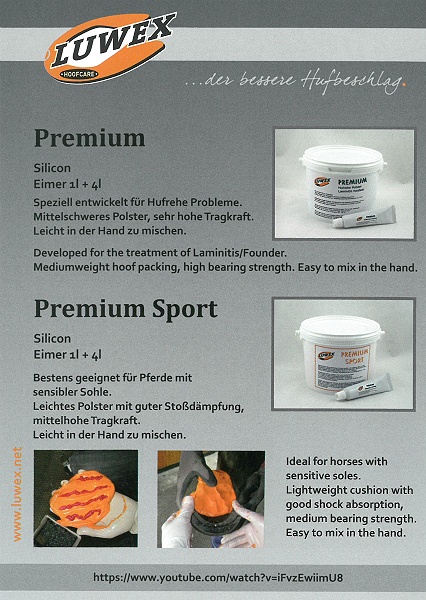 Artikelbild 2 des Artikels “LUWEX-Premium-Sport, Hufpolster “