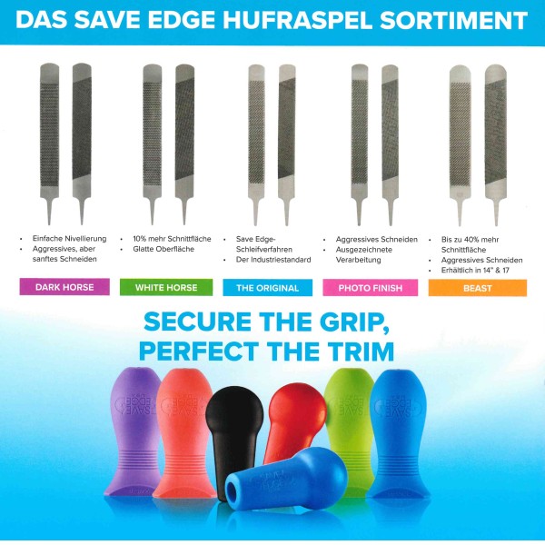 Artikelbild 5 des Artikels “Hufraspeln SAVE-EDGE mit Angel (St.) “